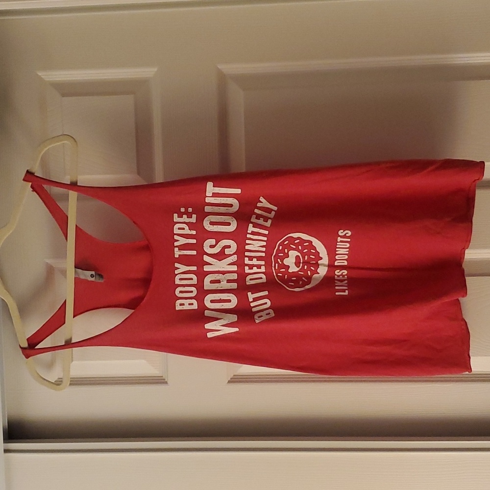 Workout Tank|Red|Size Large